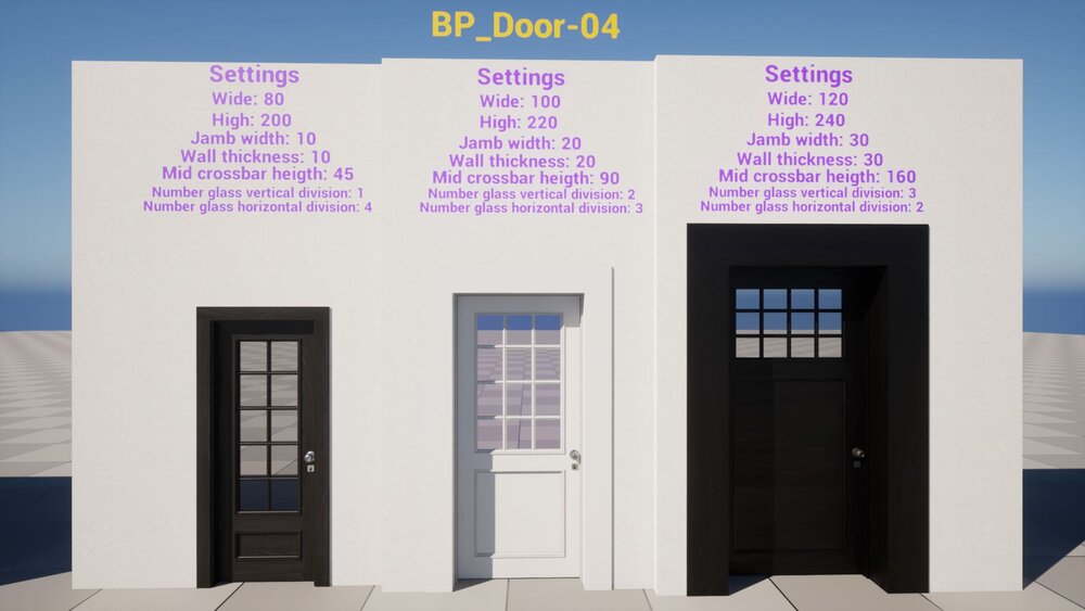 Parametric wooden doors Vol.1 