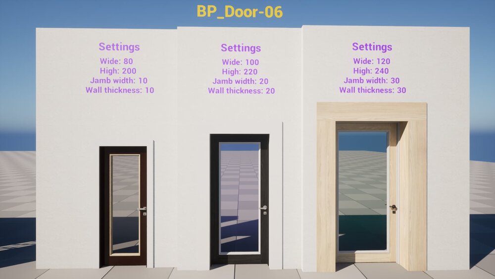 Parametric wooden doors Vol.1 