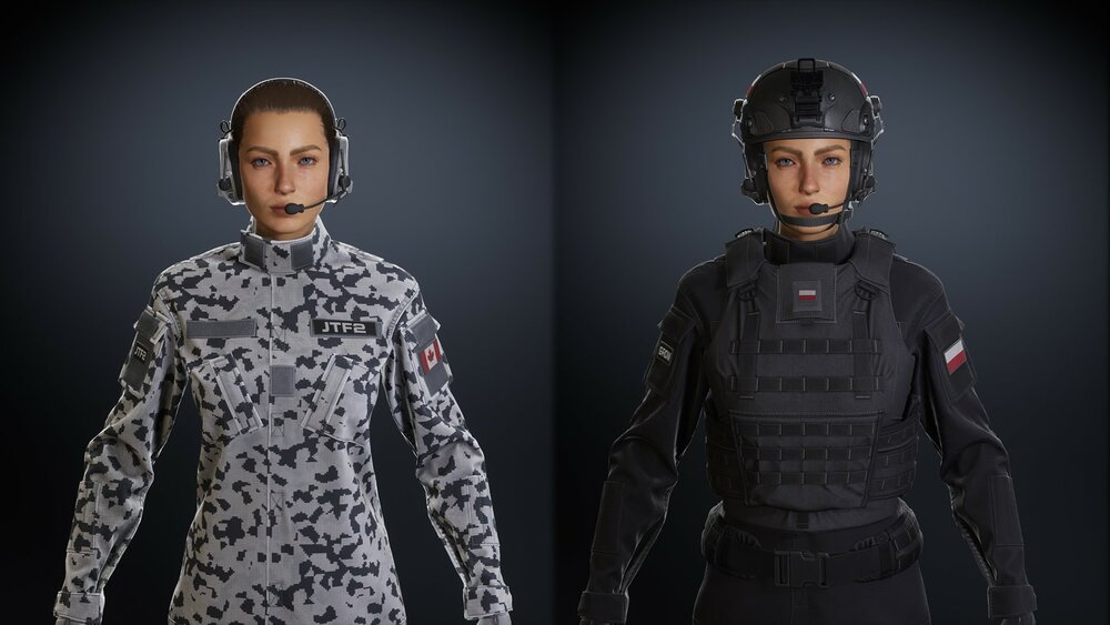 Modular Female Soldier 