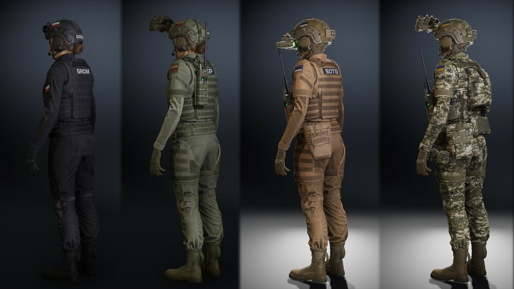 Modular Female Soldier 