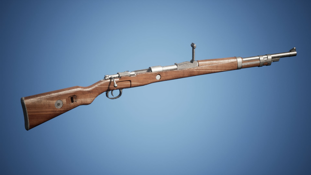 Long Range WW2 Rifle - (Rigged) 