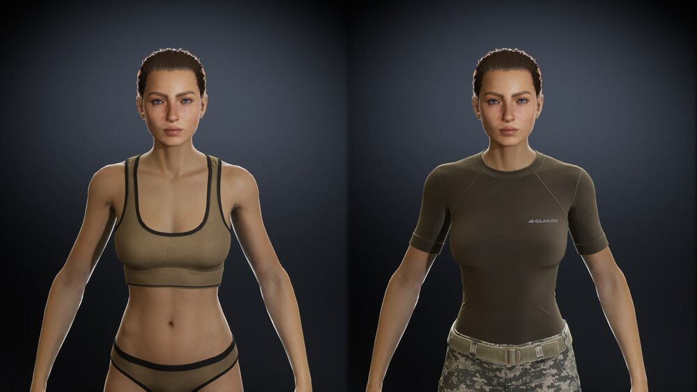 Modular Female Soldier 