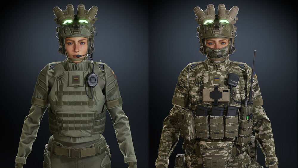 Modular Female Soldier 