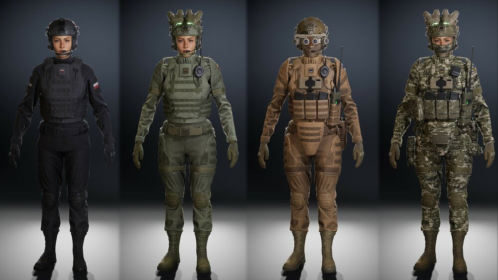 Modular Female Soldier 