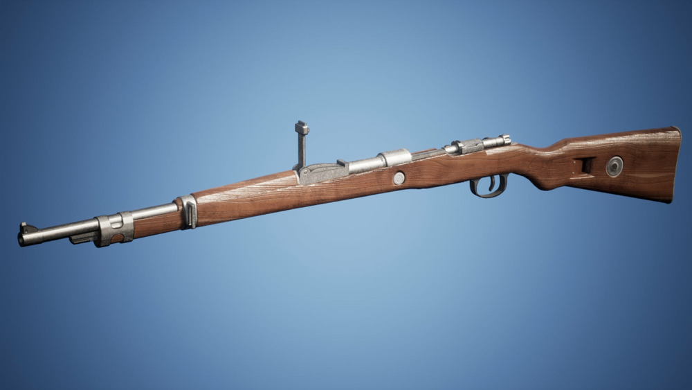 Long Range WW2 Rifle - (Rigged) 