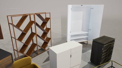 Arch Viz VOL.3 - Shelves and Furniture 