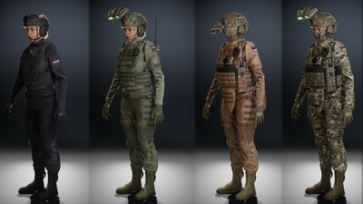 Modular Female Soldier 