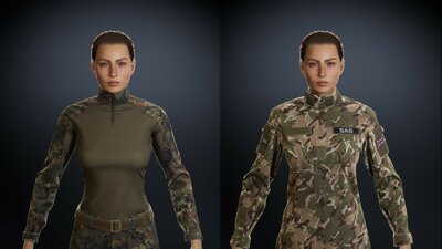 Modular Female Soldier 