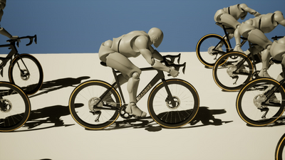 Roadbike with animations 