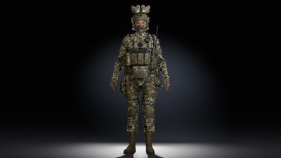 Modular Female Soldier 