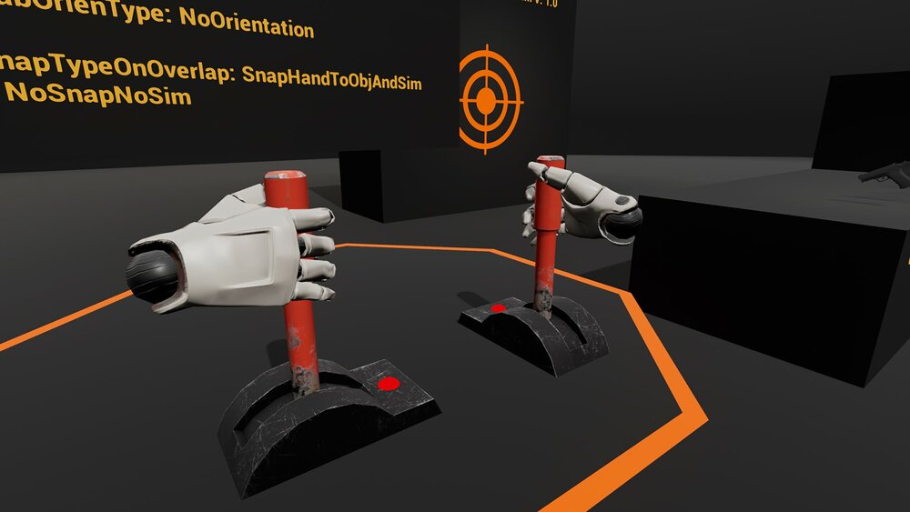 VR Hands Grab System 