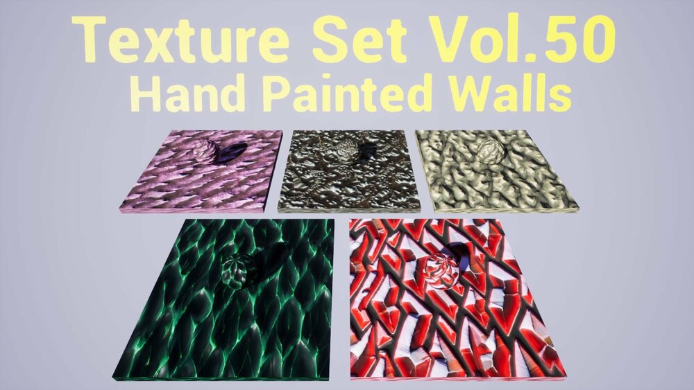 Walls Vol.50 - Hand Painted Textures 