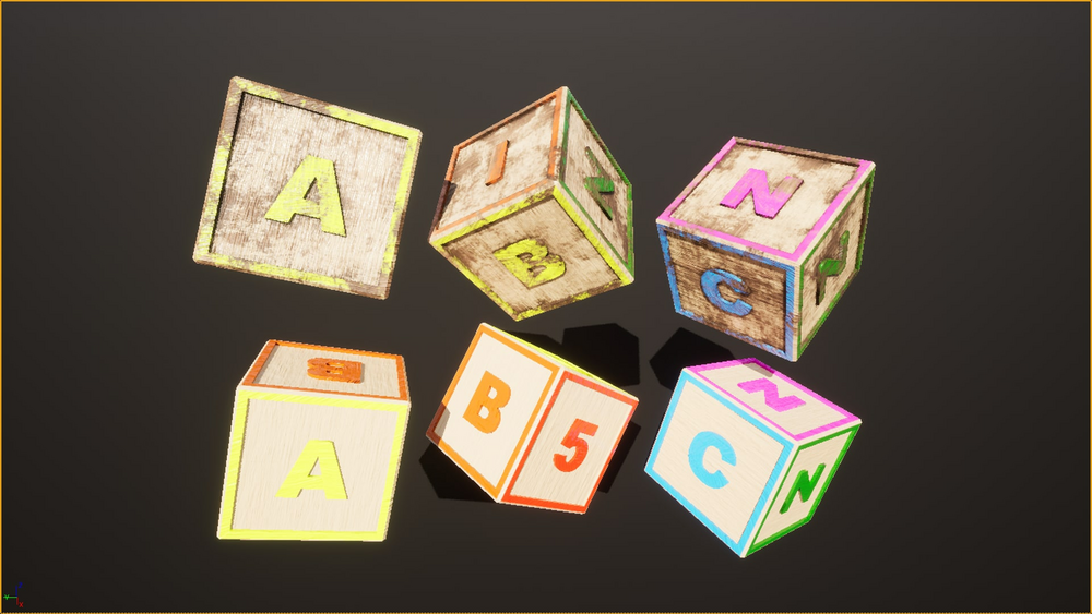 Toy Wooden Blocks 