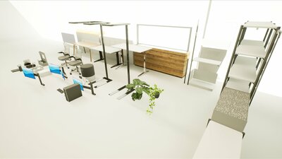 Office Furniture Part 1 - Workspace 