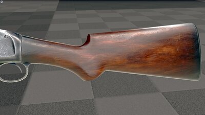 Animated Western Shotgun 