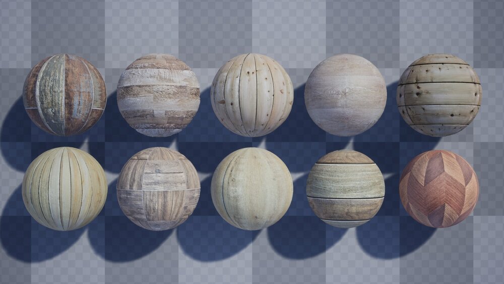 10 Wood Materials 4K #2 