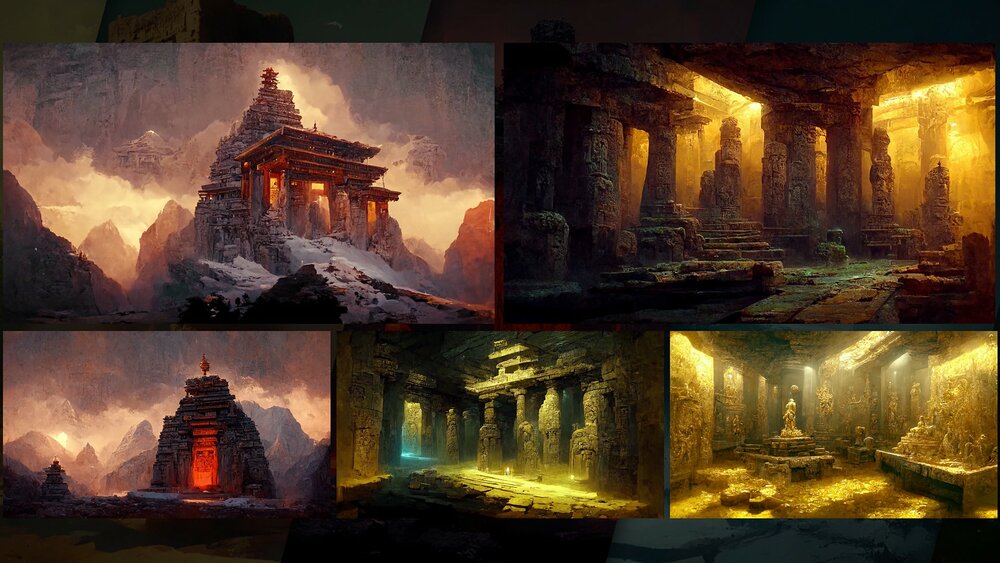 Environments HQ: Fantasy - Dungeons, Shrines & Altars 