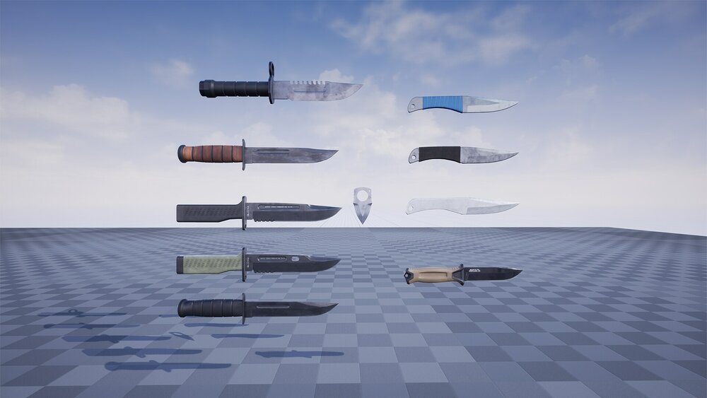 Knife asset pack 