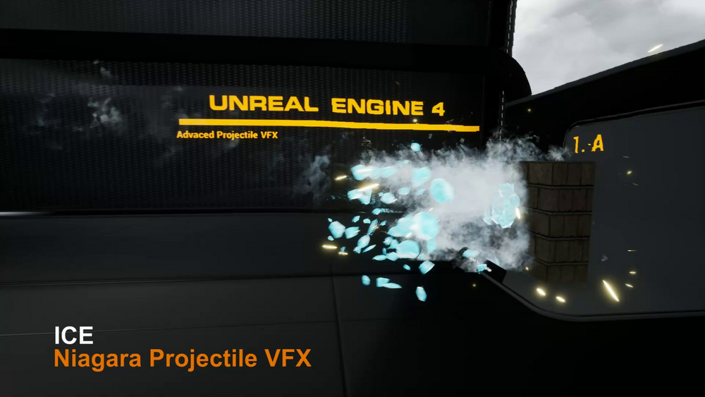 Advanced Niagara Projectiles VFX 