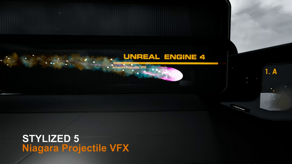 Advanced Niagara Projectiles VFX 