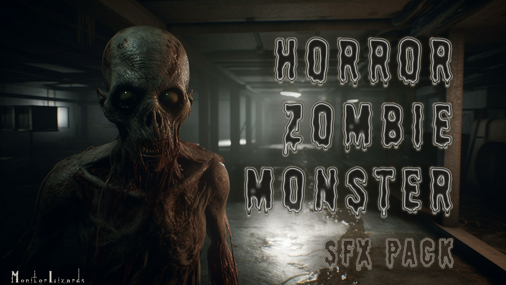 Horror Zombie Monster Sound Effects Pack 