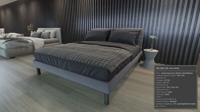 Interactive Modern Bed 