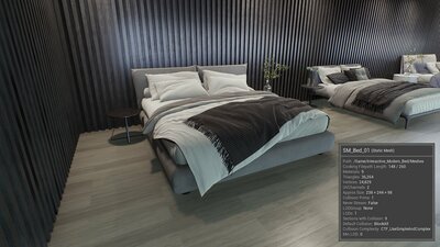 Interactive Modern Bed 