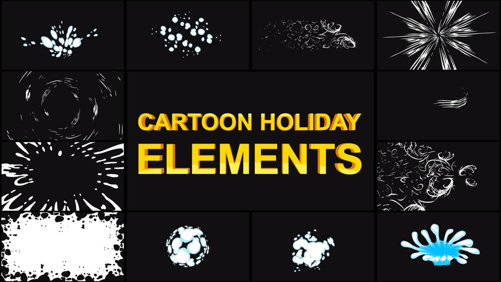 Cartoon Holiday Elements 