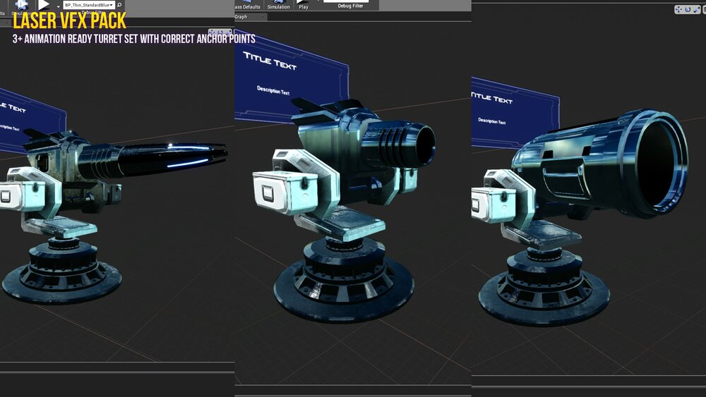 Laser Turret VFX Pack 