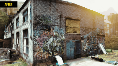 SURVIVAL GAME GRAFFITTI AND DIRT TEXTURE SET 