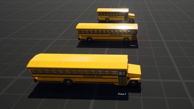 Stylized School Bus 