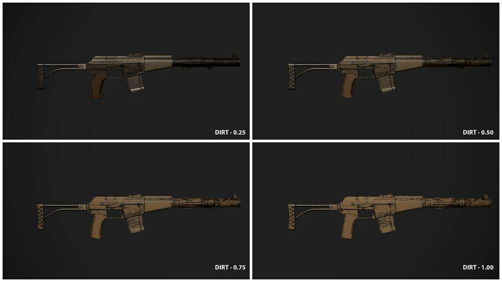 FPS VAL Modular Weapons Pack  (HQ soviet silent assault rifles) 