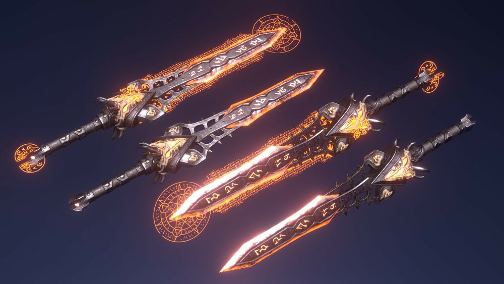 Demon weapon set 