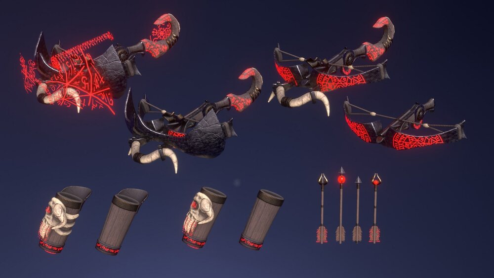 Demon weapon set 