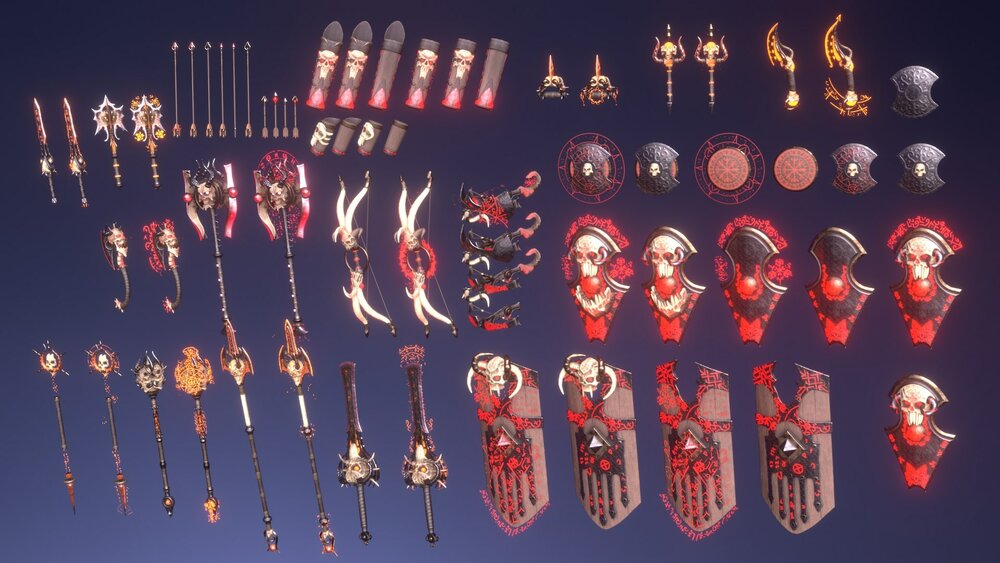 Demon weapon set 