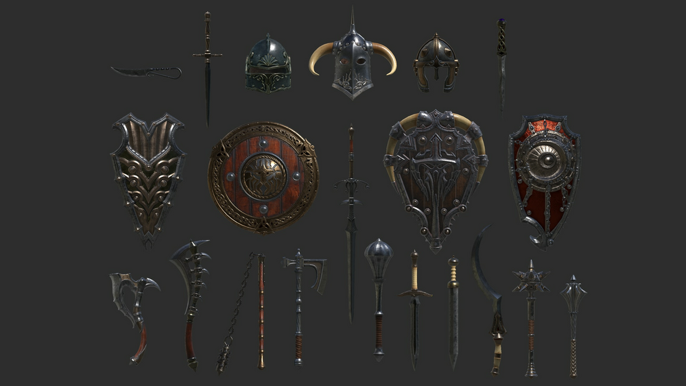 Fantasy Medieval Weapons 