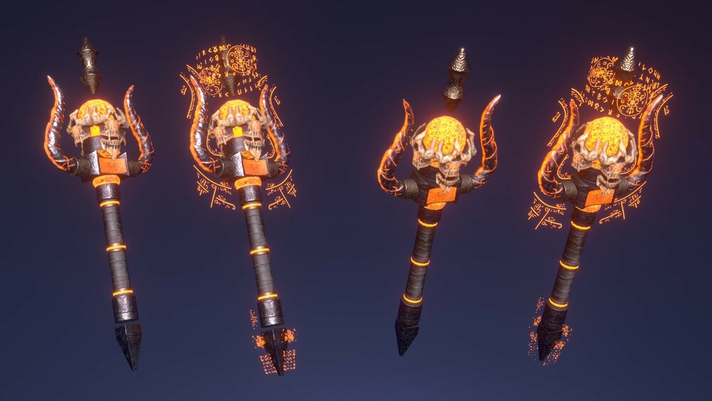 Demon weapon set 