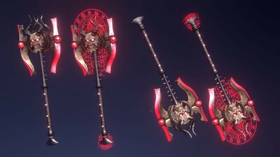 Demon weapon set 