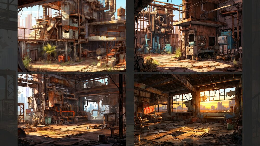 BACKGROUND - Stylized Post Apocalyptic 1 