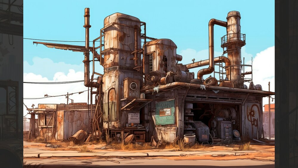 BACKGROUND - Stylized Post Apocalyptic 1 