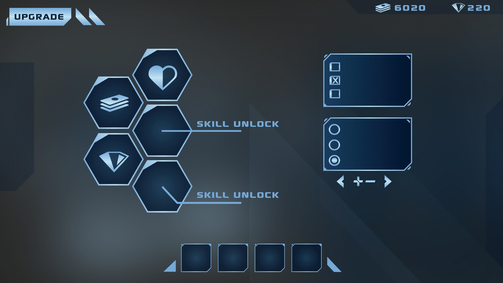 Tech Themed Sci-Fi UI 