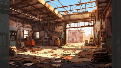 BACKGROUND - Stylized Post Apocalyptic 1 