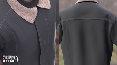 Man - Autumn Outfit 6 - Modular - Rigged 