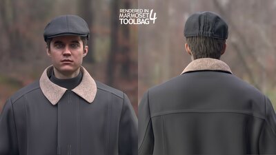 Man - Autumn Outfit 6 - Modular - Rigged 