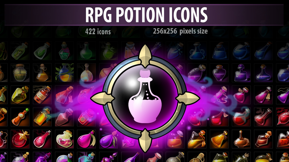 RPG Potion Icons 