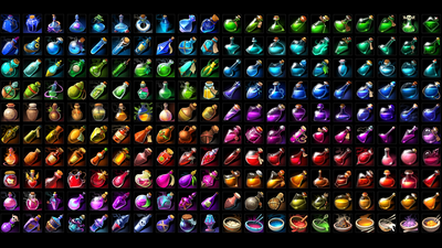 RPG Potion Icons 