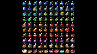 RPG Potion Icons 