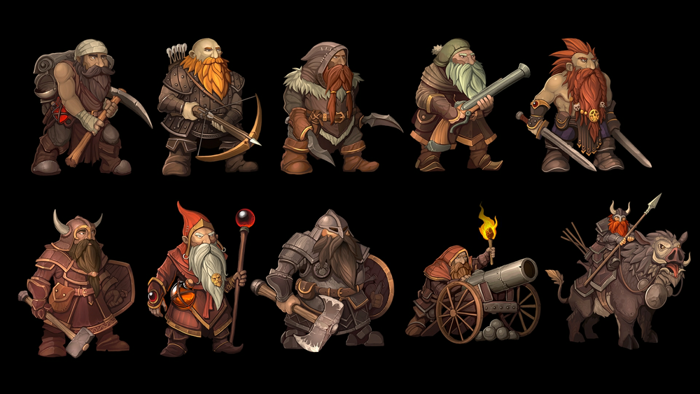 Fantasy Army Characters pack1 