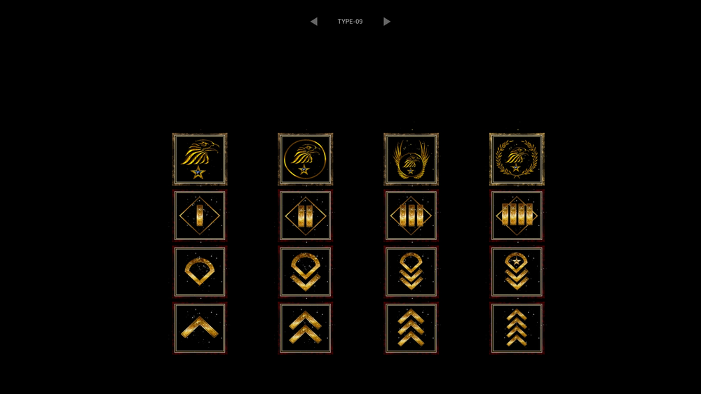 2 in 1 Awards Medals UI FX and 2D Icons - 100 Rank 