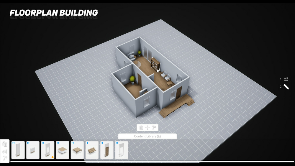 Floorplan Framework - Minimalistic Building System 